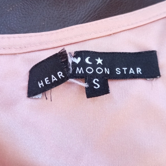 Heart Moon Star Y2K rose gold halter dress - Picture 8 of 10